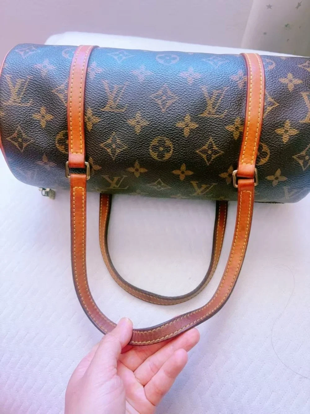 Louis Vuitton Monogram Papillon 26 Shoulder Bag -‎ Brown Monogram